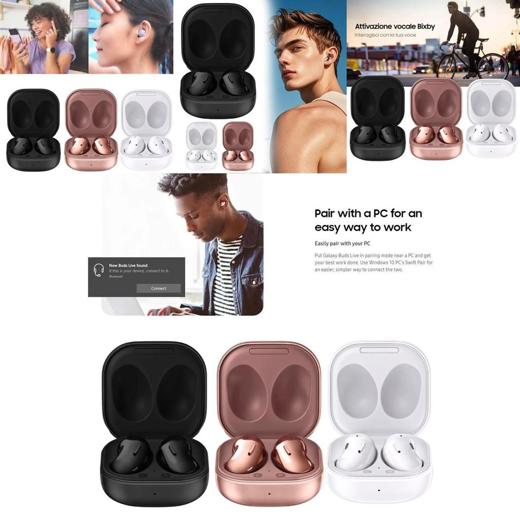 Prémiové TWS slúchadlá Galaxy Buds Live s Bluetooth 5.0 a bezdrôtovým nabíjaním R180