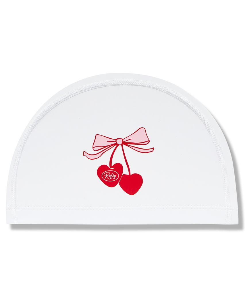 Laelliseupocheu [Pruc913 Wht] Cherry Coated Swim Cap White