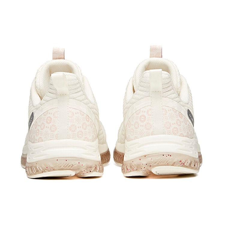 Anta Running Series Elastic Rubber Low-Top Running Shoes Women Sneakers Silver 122115501-5