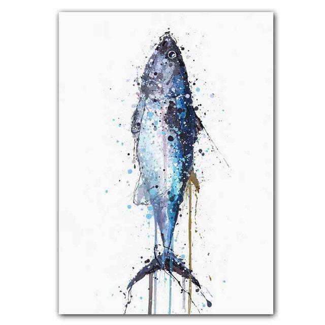 Neue Nordic Abstrakte Tier Poster Wand Malerei Abstrakte Splash Tinte Kunst Leinwand Malerei Wohnzimmer Korridor Hause Dekoration Wandbild Kein Rahmen