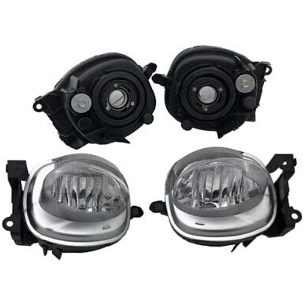 Pair Front Bumper Chrome Fog Light Lamp And Bulb For Lexus ES350 2007 2008 2009 81221-33200 81211-33200