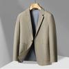 Frühling und Herbst Neuer Herrenanzug Business Casual Einfarbig Einreihig Zweiknopf Dünner Anzug Jugend Herrenjacke