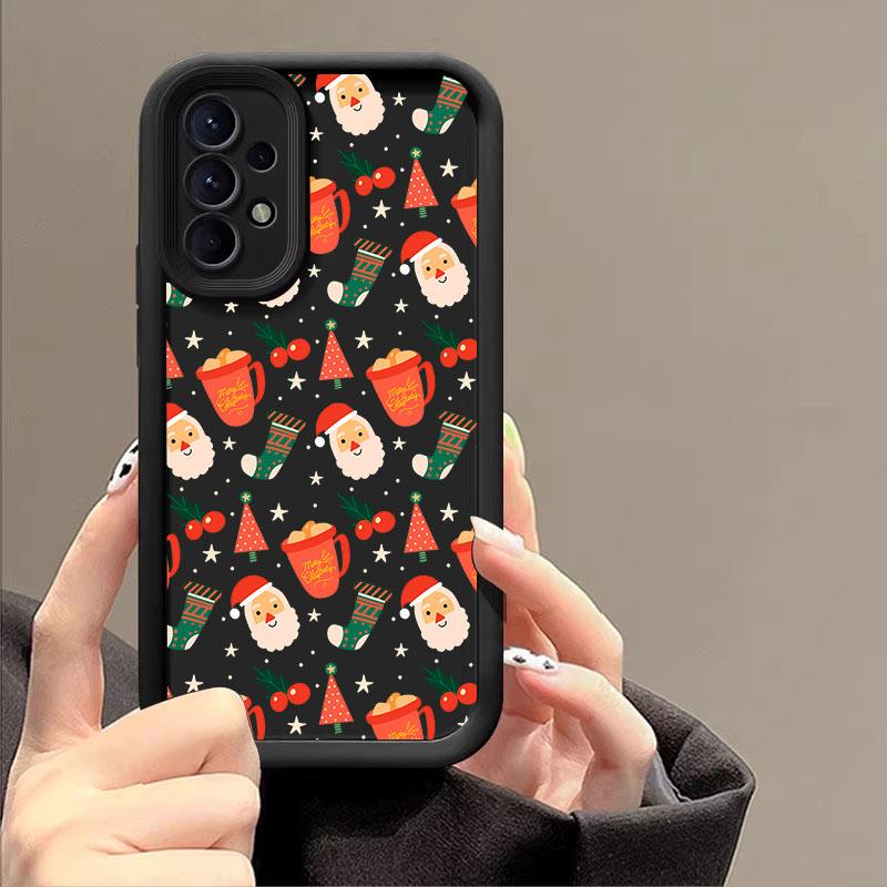 Merry Christmas New Year Gift Case For Samsung Galaxy A55 A35 5G A13 A54 A53 A52 A34 A06 A32 A14 A23 A24 A12 A51 A71 Phone Cover