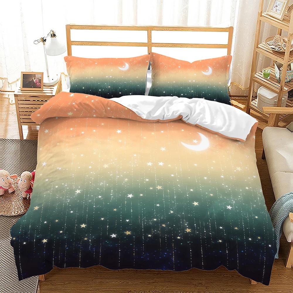 Comforter Rainbow Ombre Queen King Romantic Style Bedding Set For Girls Kids Teens 3 Piece Set With 2 S No Quilt