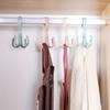 3pcs 360 Degree Swivel Four Prong Hook for Wardrobe and Tie Drying - Multifunctional Hanger and Tie Hooks
