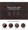 Retro Cowhide Leather Watch Box: Multi-Compartment and Portable Wristwatch Storage