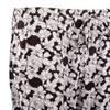 Flowing Black and White Floral Pants Woman MANOUKIAN