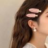 Nahtlose japanische und koreanische Haarspange: Ein-Wort, Seite, Entenschnabel, Make-up Pony und Haarklammern für abgebrochene Haare