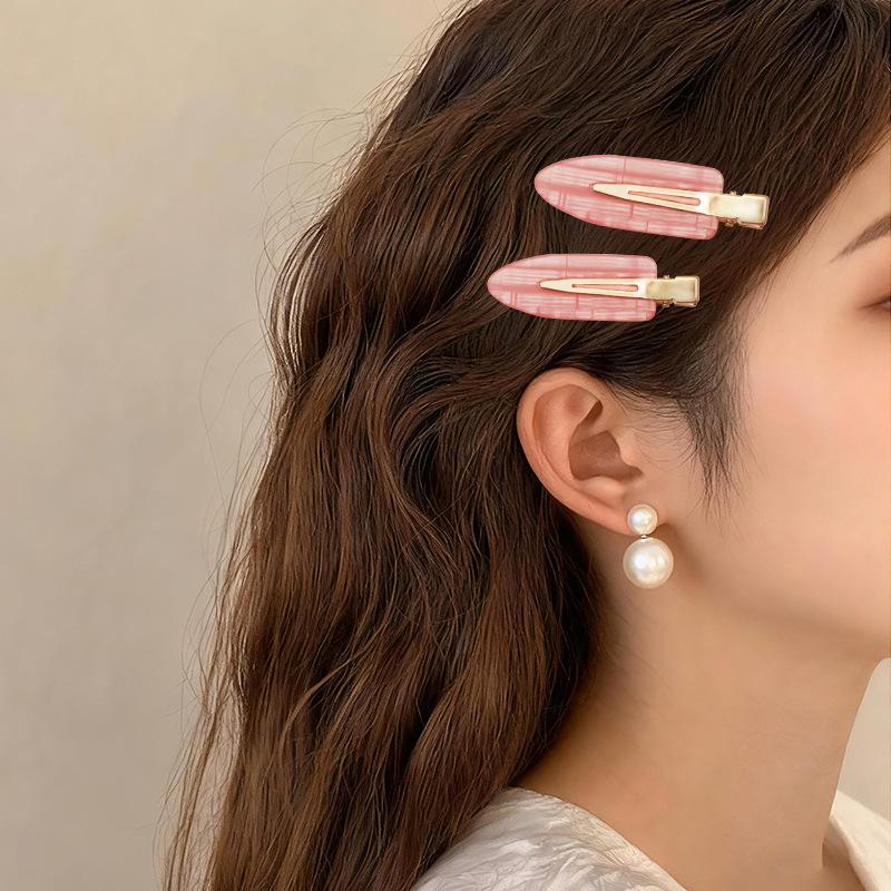 Nahtlose japanische und koreanische Haarspange: Ein-Wort, Seite, Entenschnabel, Make-up Pony und Haarklammern für abgebrochene Haare