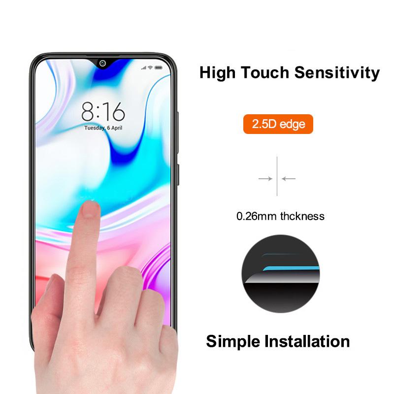 5 unidades de vidro temperado para Xiaomi Mi 8 Lite 9 SE Mi8 Mi9 Pro Mi 6 6X A2 lite Max 2 3 protetor de tela