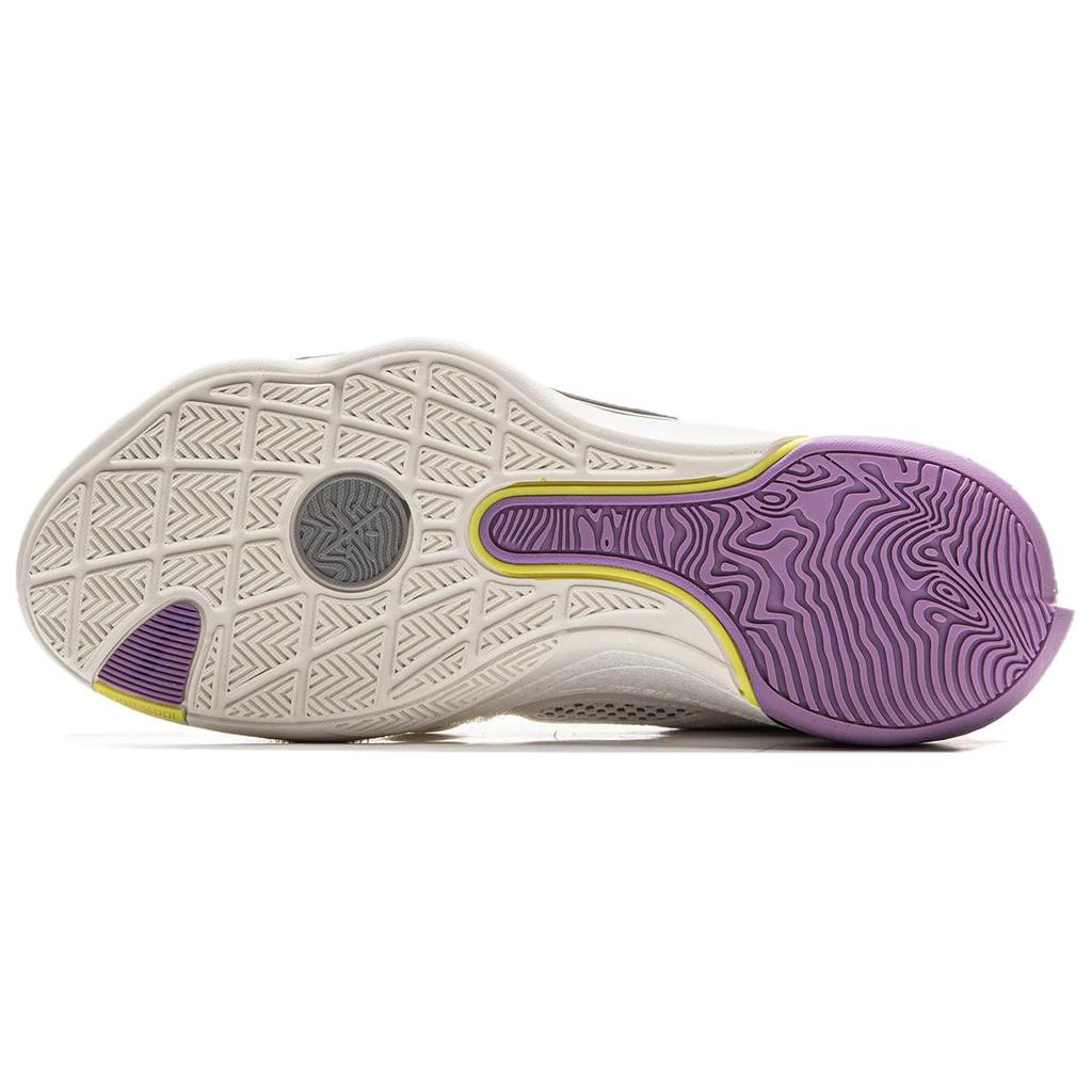 New LiNing Wade All City 13ENCORE Cushioning Support Rebound Low Top Basketball Shoes Men's Ivory ABAV043-5