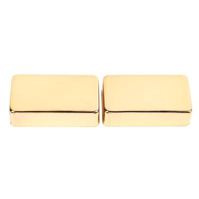 2PCS Electric Guitar Pickup Cover Closed Type Sealed Humbucker Double Coil Pickup Brass Enclosure