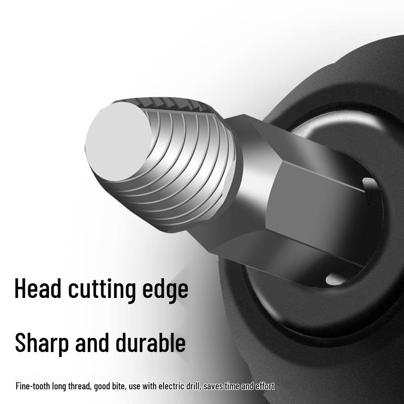 Rusty Screw & Wire Extractor - Reverse Thread Cone for Broken Head Removal