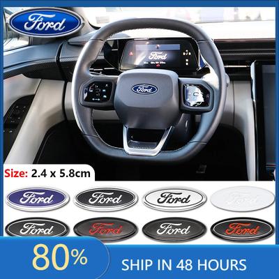 Car Sticker Ford 2025 Hot 3D Car Steering Wheel Badge Sticker Styling Interior Dekoration For Ford Focus MK2 Fiesta Mondeo Shelb