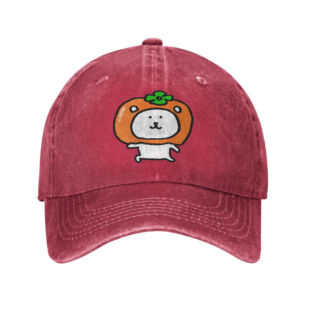 Washed Baseball Cap Joke Bear Tomato Summer Hip Hop Hats For Unisex Women Fashion Tennis Skate Sun Baseball Caps