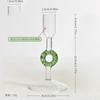 Nordic Christmas Trees Candle Stick Holder Tabletop Glass Borosilicate Candle Holders for Party Birthday Home Decor