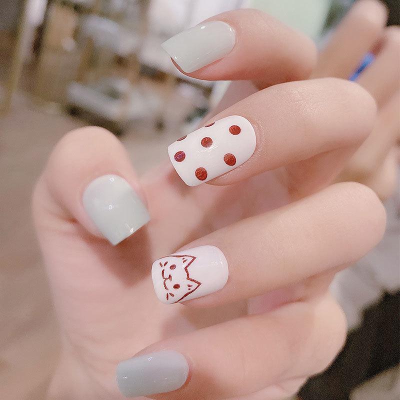 Fake Nail Patches Wearing Nails Finished Nail Patches Nail Patches Disassembly Nail Patches for Women To Take Off Nail Patches
