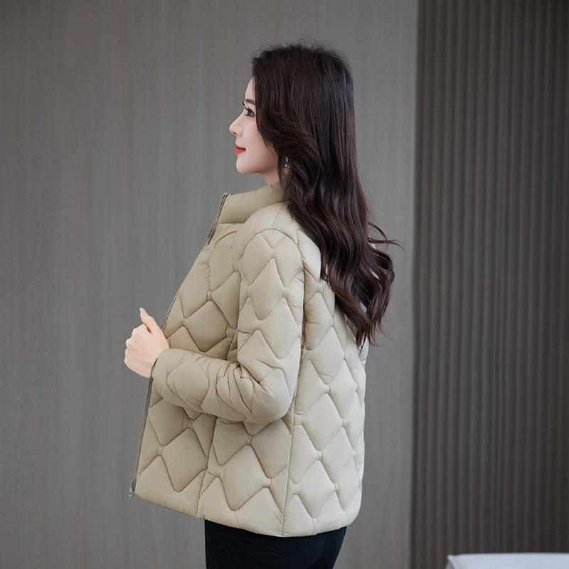 Plus Size Women's Middle-Aged Light Quilted Down Jacket