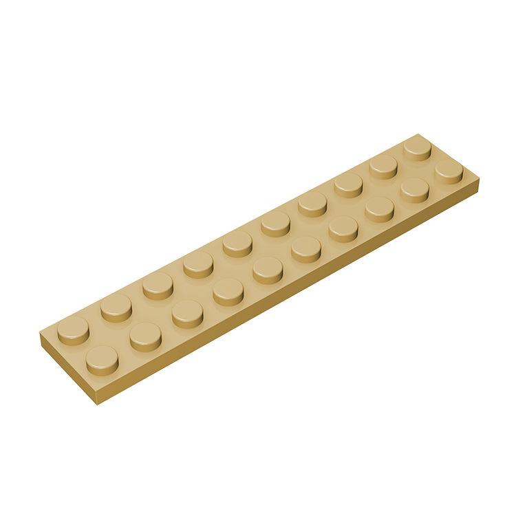 30pcs DIY Building Blocks Thin Figures Bricks 2x10 Dots Educational Creative Size Compatible With 3832 Plastic Toys for Children