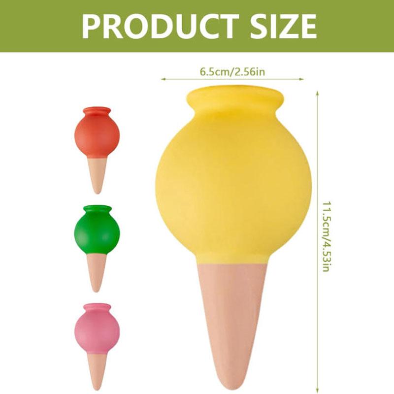 4pcs Plant Watering Spikes Automatic Terracotta Plant Watering Devices Garden