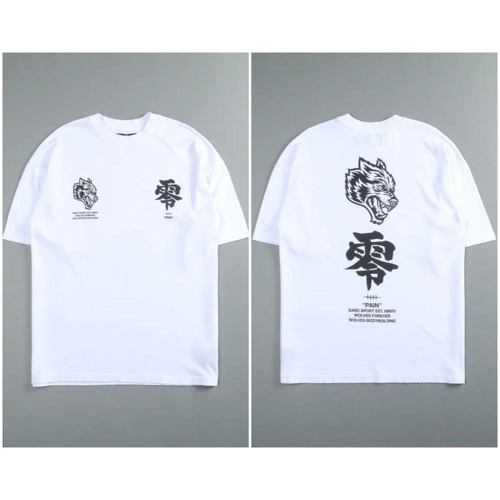 2025men's and women's couples motorcycle oversized breathable men's T-shirt muscle prayer handprint fitness T-shirt short sleeve