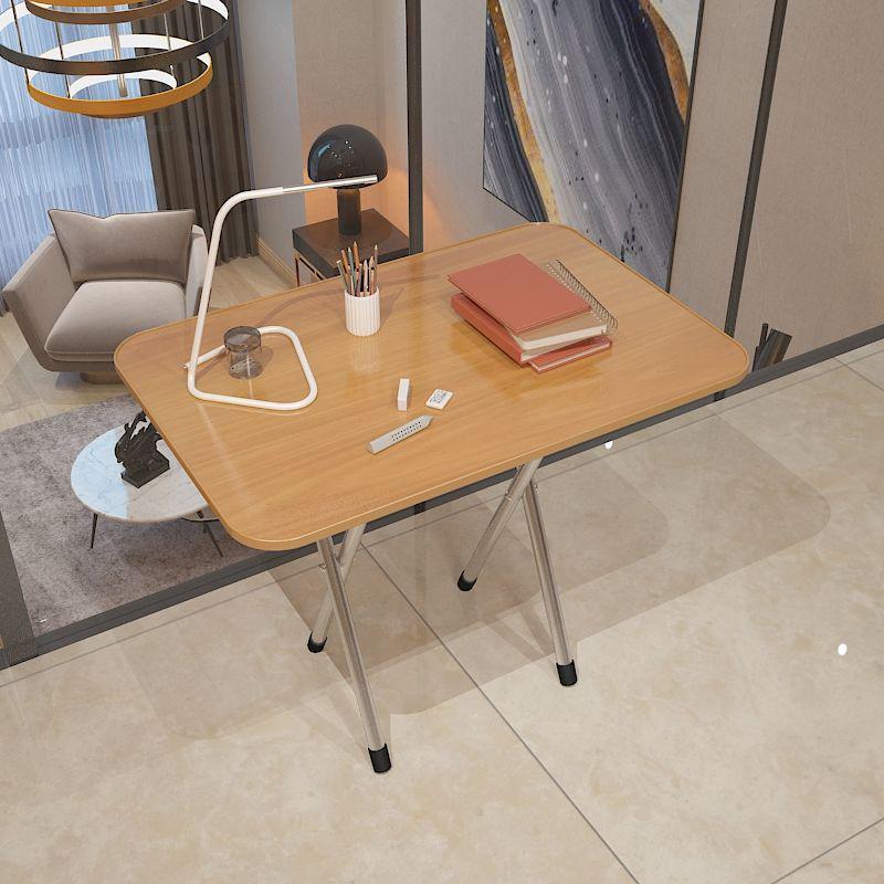 Simple Rectangular Folding Table for Dorm, Dining, and Outdoor Use