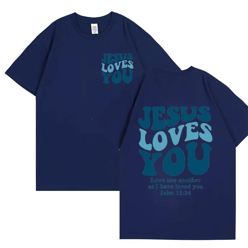 Jesus Loves You TShirt Love Like Jesus Shirt Christian Merch Christian Tees Jesus Is King Bible Verse Tops Christian Apparel