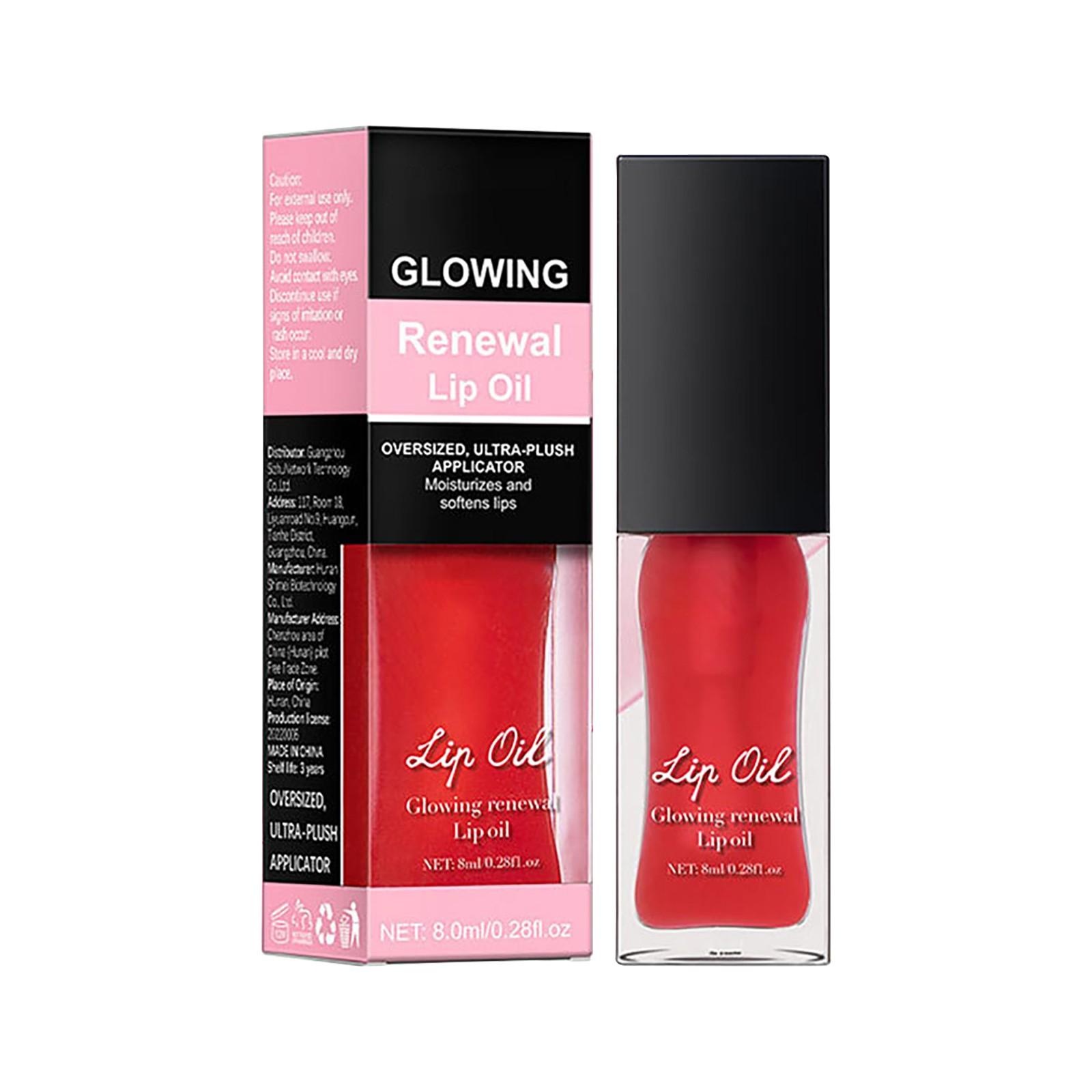 

Цветное масло для губ Трансграничный Dudu Увлажняющий блеск для губ Увлажняющий цветной блеск для губ 8 мл One Size