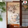 Noren Workshop Noren Japanese Style Tapestry Noren Traditional Width 85 x Length 150cm Fujin Raijin God and Thunder Lace Fabric 2087 Ukiyo-e