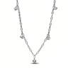 new 925 silver rainbow tennis necklace for women DIY fashion boutique wedding party jewelry gifts