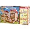 EPOCH Sylvanian Families Red Roof Large House Deluxe Set - Secret Attic Room - 22-RZ, 3+ Years