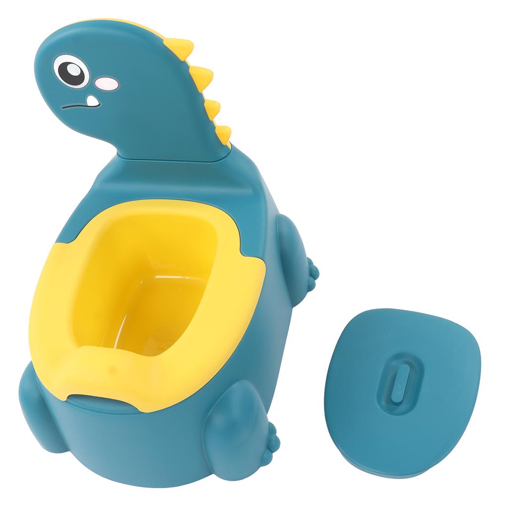 Dětský nočník Zesílený Ergonomický Moderní Kreslený Dinosauří Tréninkový Nočník Toaleta s Gumovou Základnou pro
