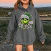 Children's Fashionable Casual Long-sleeved Loose Christmas Print Pullover Hooded Sweatshirt