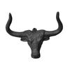 1/2Pcs Metal Cow Head Hook Vintage Cast Iron Cowboy Hat Holder Multi-purpose Clothes Organizer Longhorn Cattle Wall Hanger Western Home Decor