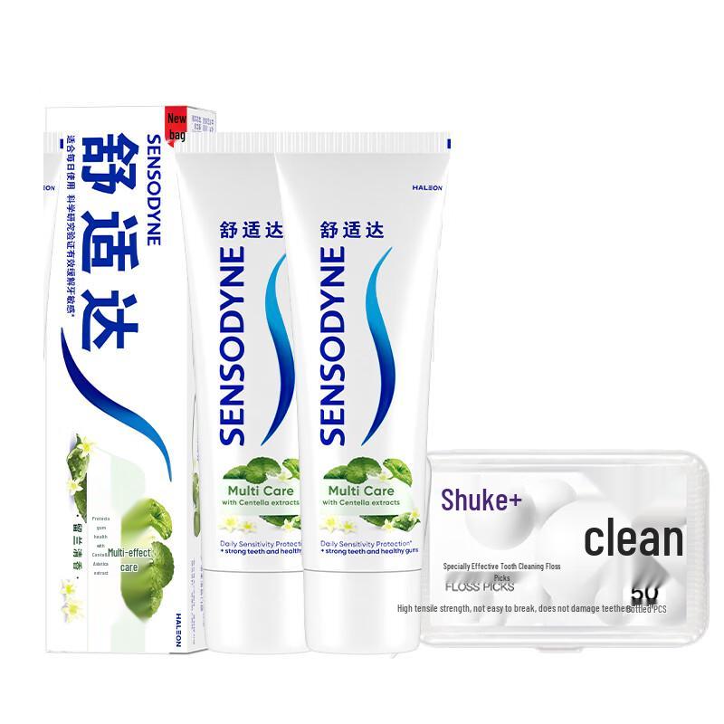 

Sensodyne Multi-Care Toothpaste with Floss Picks