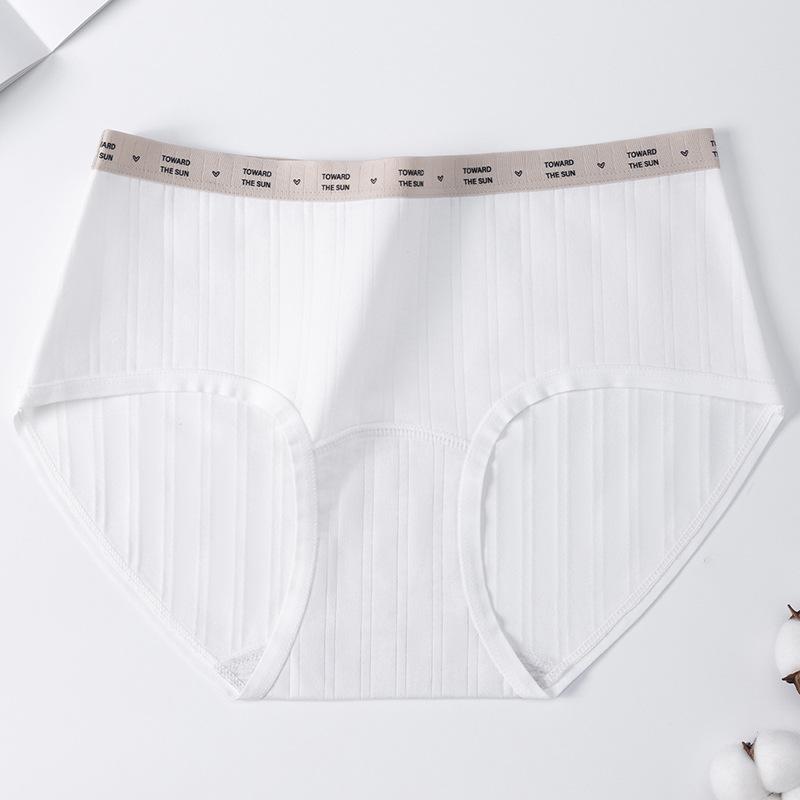 Ladies Spring and Autumn Pure Cotton Texture Cotton 10A Antibacterial Crotch Simple Sports Briefs