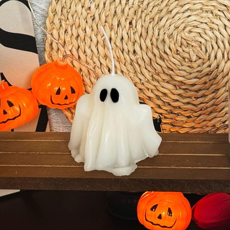 5 Piece Haunting Wax Candle Set Mysterious Flame Safe Decoration Scented Candle Accessories For Festival Event