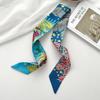 Long silk scarf, high-end new versatile hair tie streamer, atmosphere ribbon, spring and summer decorative scarf, tied bag streamer