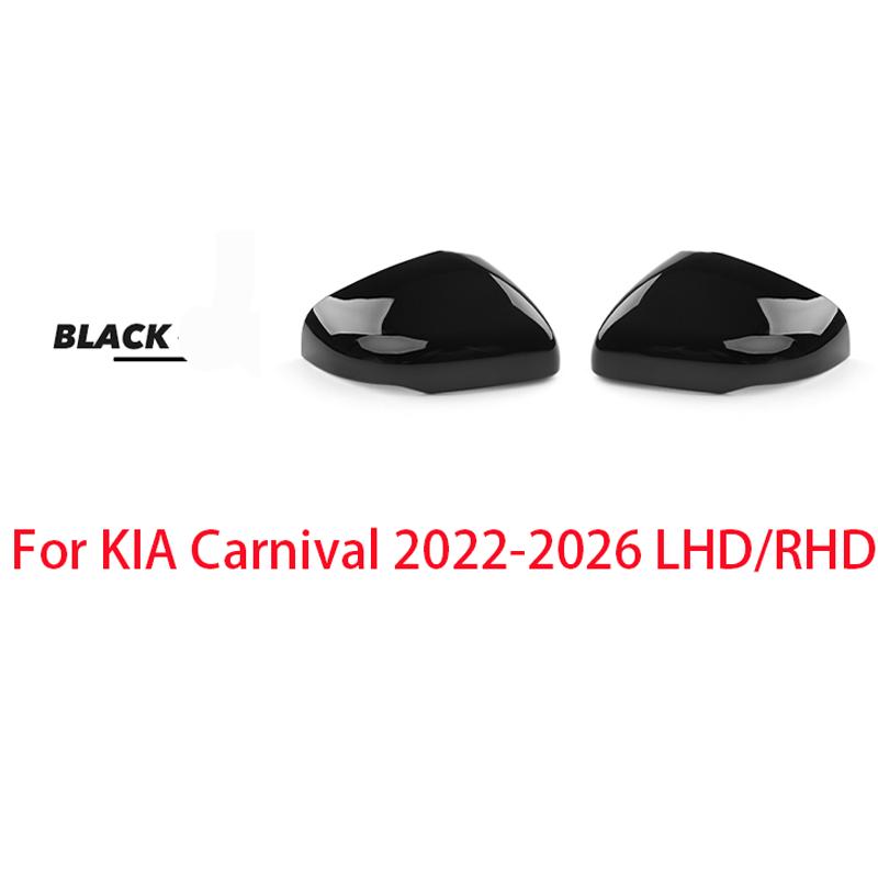 Car Exterior Accessories Rear View Mirror Cover Side Mirror Trim Frame Covers ABS Material For KIA Carnival -2026 LHD/RHD
