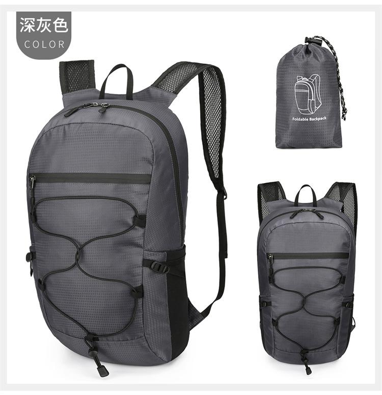 Outdoor Folding Bag Backpack Ultra-light Mountaineering Folding Travel Bag Fitness Sports Backpack
