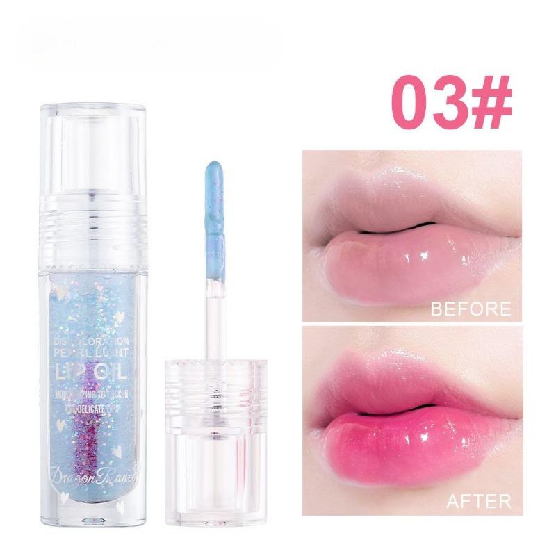 Eisklarscher Lipgloss, Feiner schimmernder perlmuttartiger feuchtigkeitsspendender Lipglaze-Base, Warm-verändernder Lipgloss