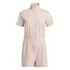 Go-To Romper Skin-Friendly Soft Casual Jumpsuit Comfort Daily Outerwear Women Gray Brown JE7299