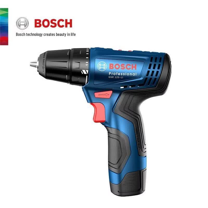 Bosch 12V Cordless Drill/Driver GSR120-Li CN plug (adapter included)