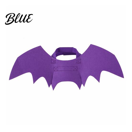 Pet Party Costume Cat Bat Wings Halloween Costume Puppy Cosplay Outfit Comfortable Wings Cute for Cats Dogs Dress Up Accessory Hook And Loop