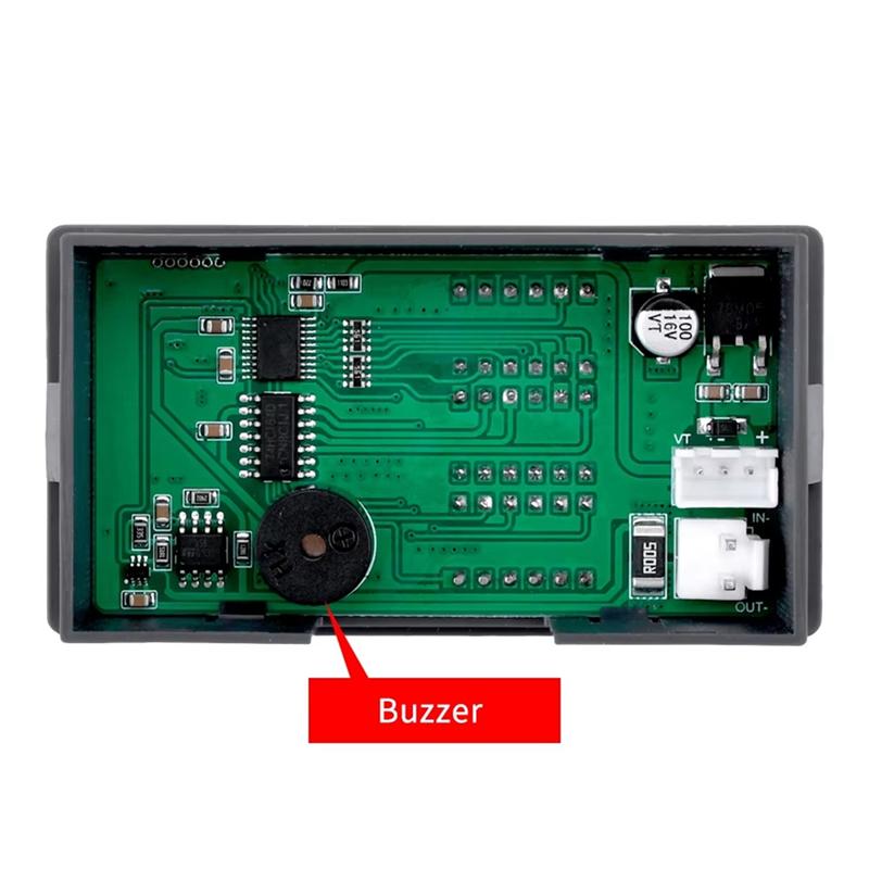 A84E-Digital Ammeter Voltage And Current Meter 100V 10A 1000W Voltage And Current Display Trimmer