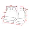 Truck seat covers car interior accessories printed seat covers with tire marks