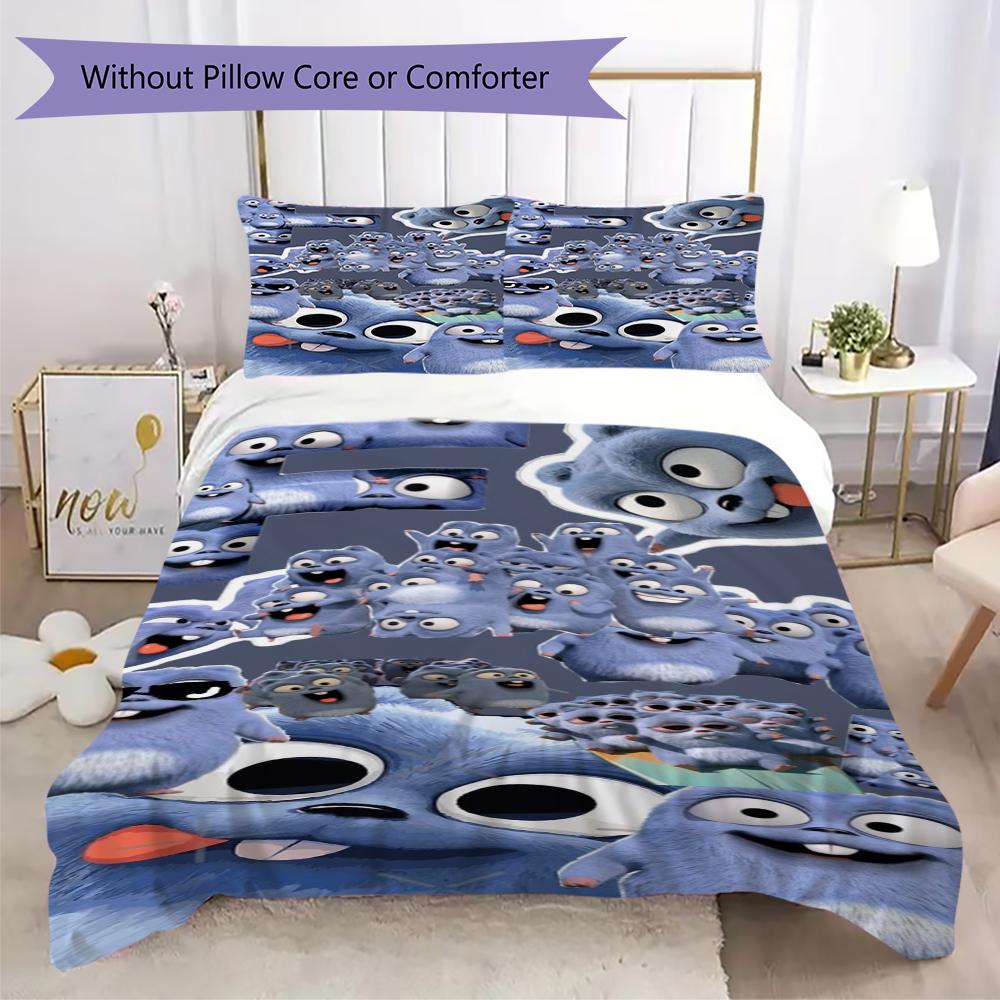 Grizzy Lemmings Bedding 1 Duvet Cover 2 Pillowcase Without Core Without Core Duvet Cover And Pillowcase Soft And Comfortable Bedding Set