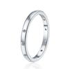 Korean Style 925 Sterling Silver Moissanite Stackable Tail Ring, 18K Plated, Simple Fashion Design.