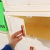Plastic Foldable Storage Cabinet Installation-Free Folding Clothes Closet  Dressing Rooms