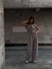 Women's Spring New Arrivals V-Neck Sleeveless Vest Wide Leg Pants Casual Set